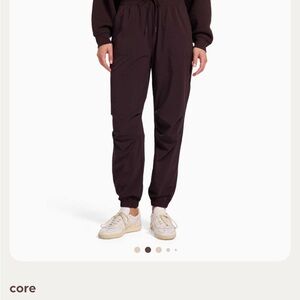 nuuds women’s refine Joggers in limited edition shade, “eggplant”